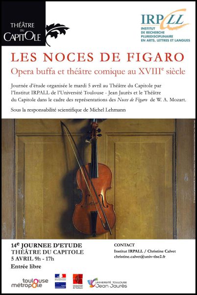 Le Nozze di Figaro : opera buffa et théâtre comique au XVIIIe siècle.