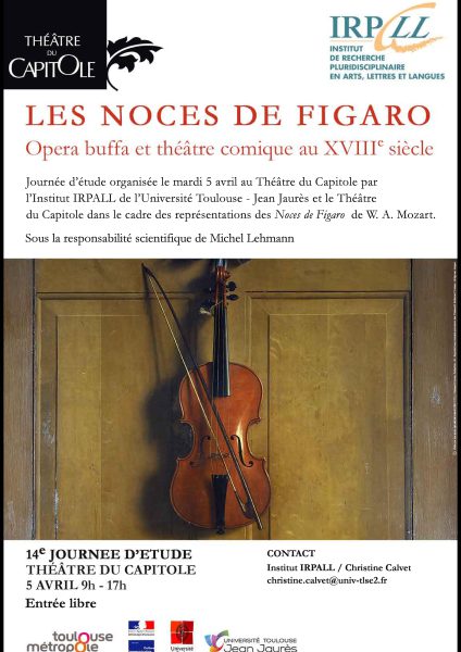 Le Nozze di Figaro : opera buffa et théâtre comique au XVIIIe siècle.