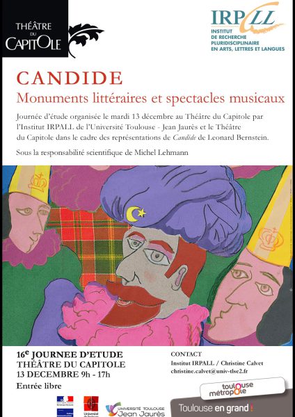 Candide : monuments littéraires et spectacles musicaux.