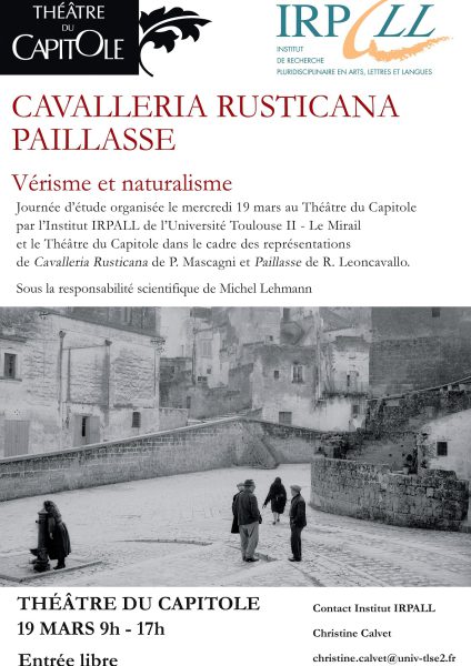 Cavalleria Rusticana & Pagliacci : vérisme et naturalisme