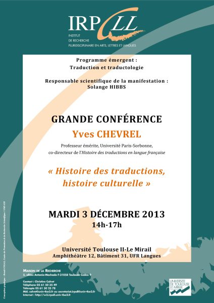 Histoire des traductions, histoire culturelle