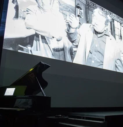 Dans l’atelier d’un ciné-concert