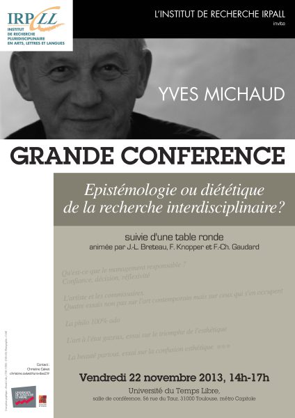 Epistémologie ou diététique de la recherche interdisciplinaire?